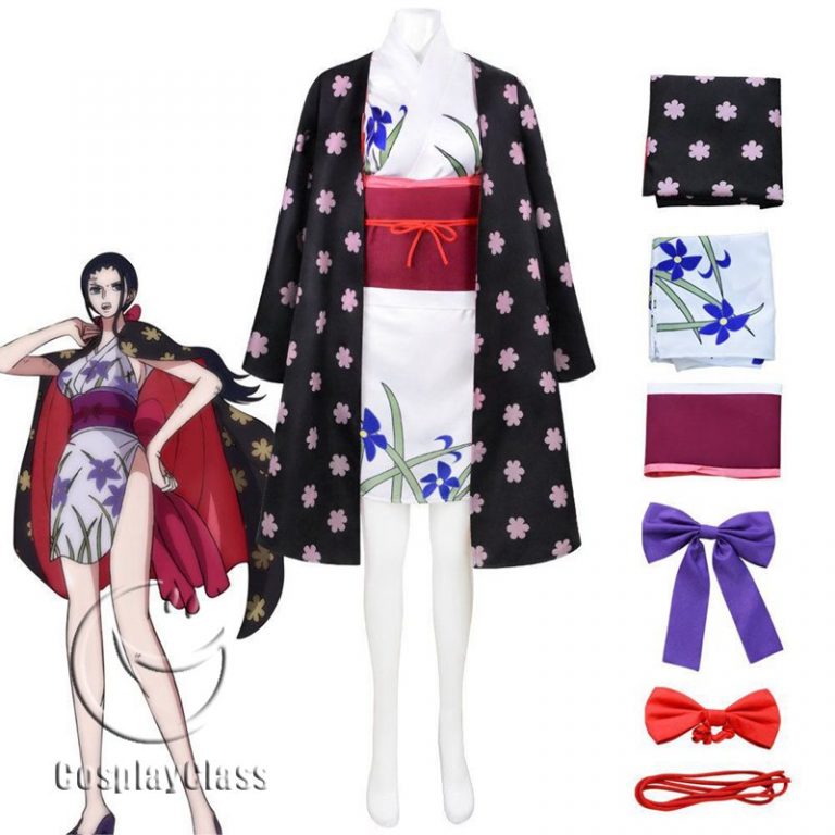 One Piece Nico Robin Kimono Cosplay Costume CosplayClass