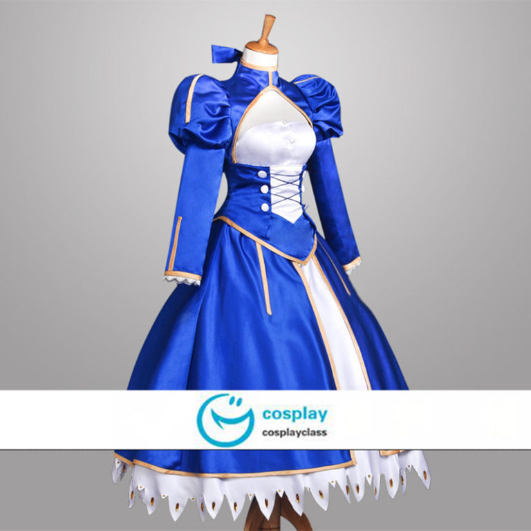 Fate zero/Fate stay night Saber Arturia Pendragon Cosplay Costume ...