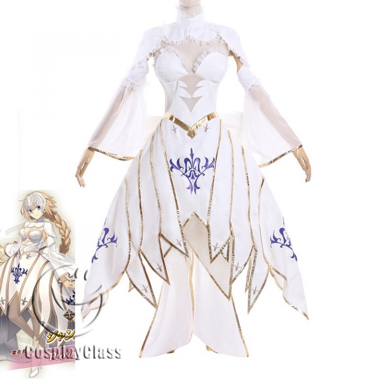 Fategrand Order Fgo Fate Grand Order Joan Of Arc Jeanne Darc White Cosplay Costume Cosplayclass 5423