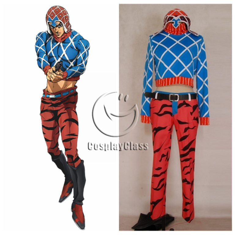 JoJo S Bizarre Adventure Golden Wind Guido Mista Cosplay Costume CosplayClass