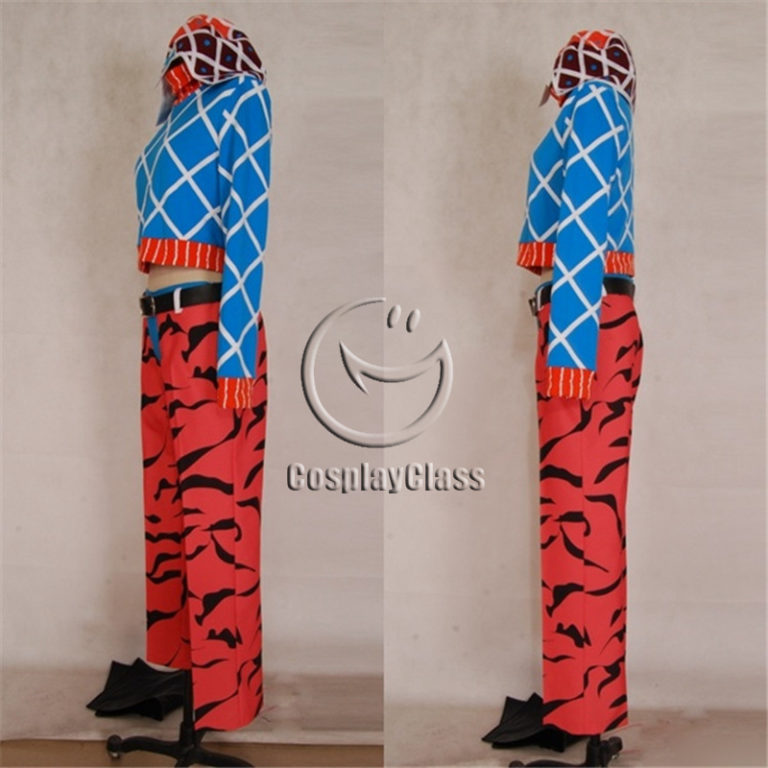 Jojo`s Bizarre Adventure Golden Wind Guido Mista Cosplay Costume 4112