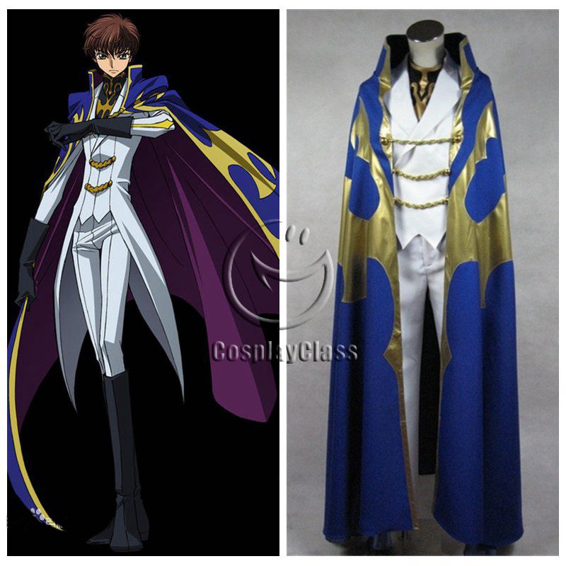 Code Geass R2 Knight Of Zero Suzaku Kururugi Blue Cosplay Costume Cosplayclass