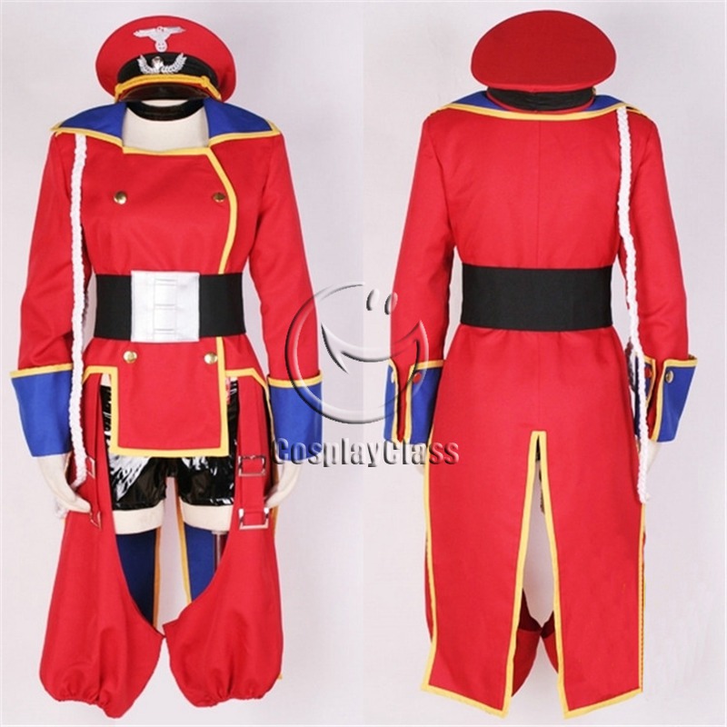 Macross Frontier Sheryl Nome Red Uniform Cosplay Costume - CosplayClass