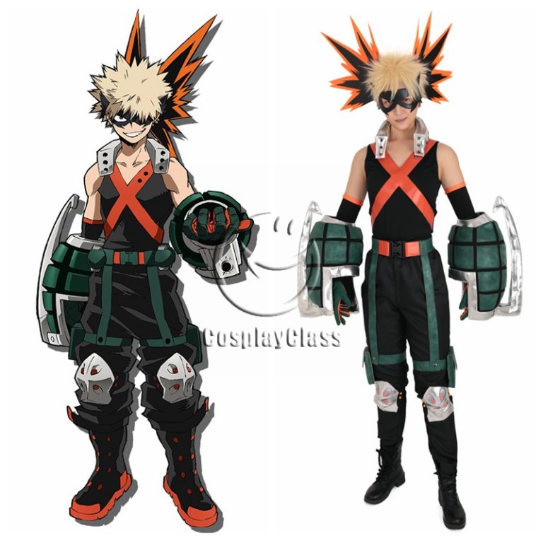 My Hero Academia Bakugou Katsuki Combat Suit Cosplay Costume - CosplayClass