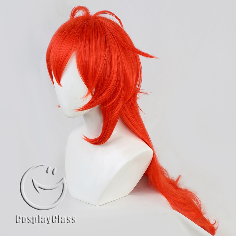 Genshin Impact Diluc Cosplay Wig - CosplayClass