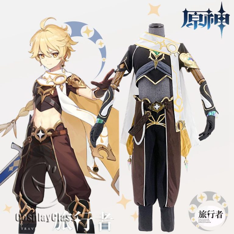 Genshin Impact Traveler Aether Cosplay Costume - CosplayClass