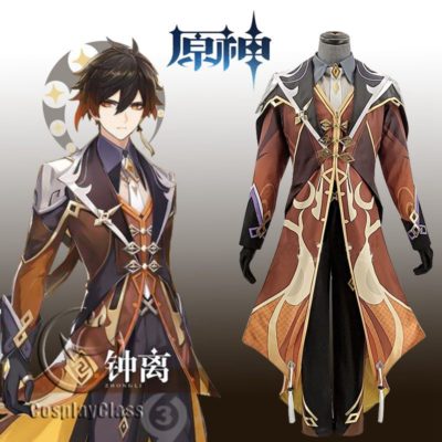 Genshin Impact Zhongli Cosplay Costume - CosplayClass