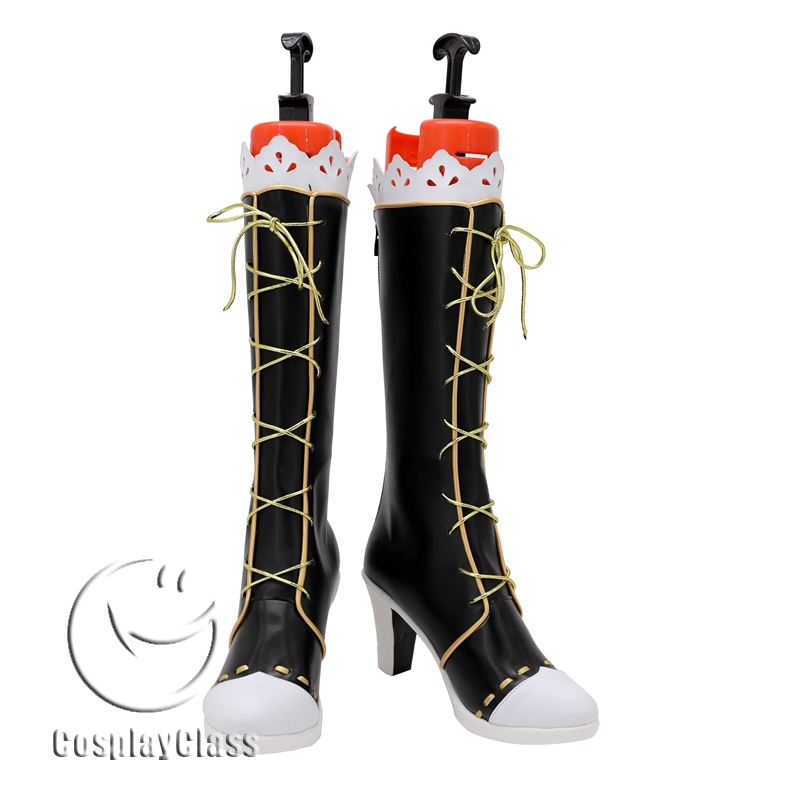 Busou Shinki Hina Black Cosplay Shoes Boots