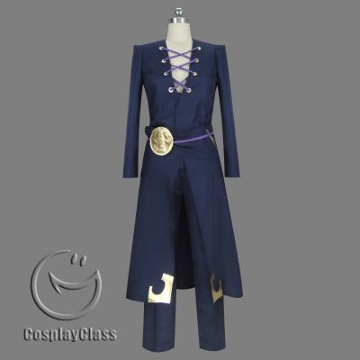 JoJo`s Bizarre Adventure Leone Abbacchio Blue Cosplay Costume ...